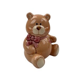 Vintage Josef Originals Teddy Bear Pomander Dispenser Powder Korea Ceramic